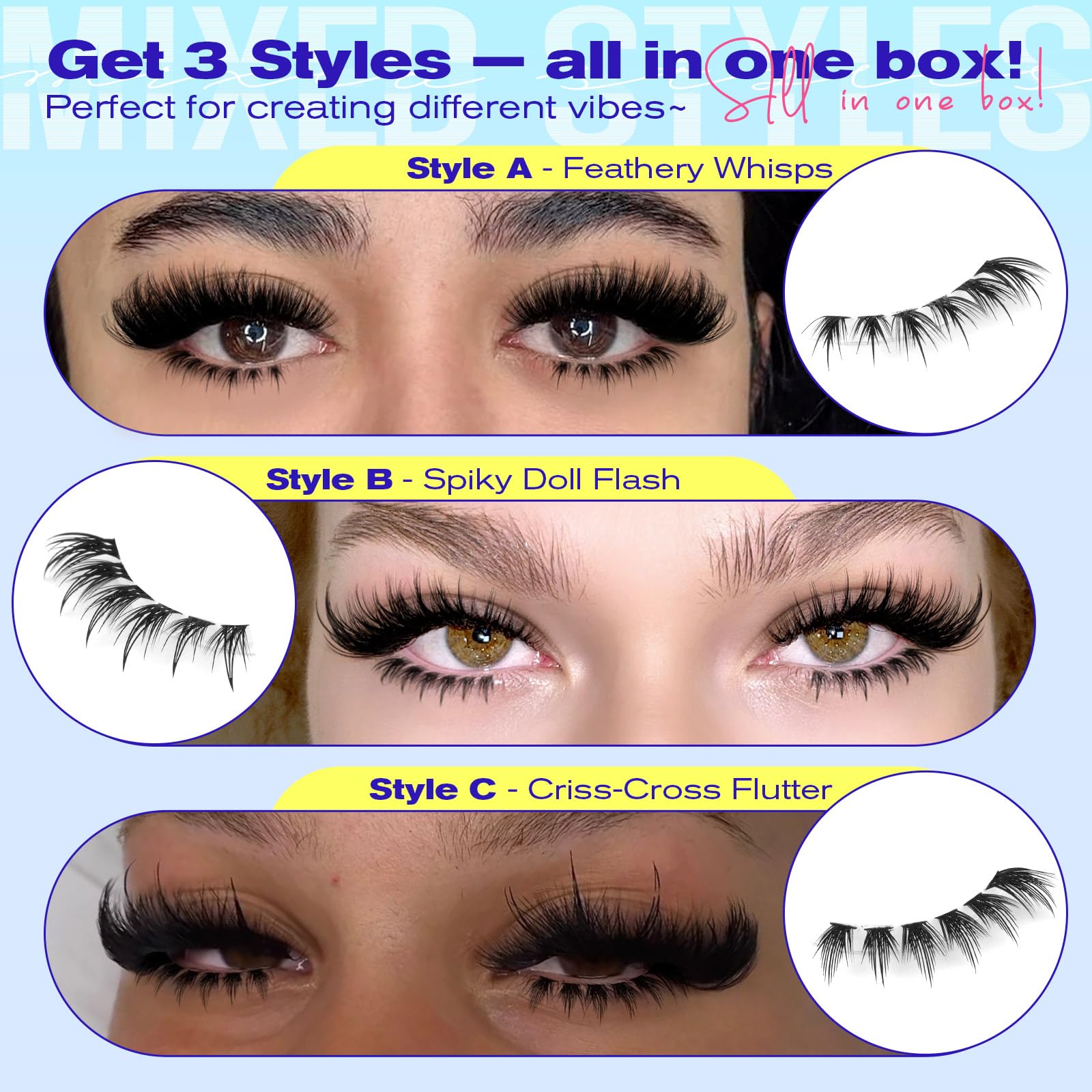 Calphdiar soft thin band bottom lashes blend with natural lashes