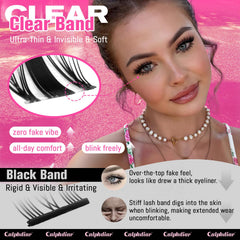 Calphdiar bottom lash clusters: spiky lower lashes that complement upper fairy lashes