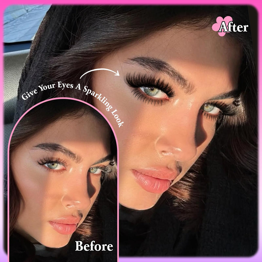 Calphdiar bottom lashes clusters use matte mink fibers for comfort.