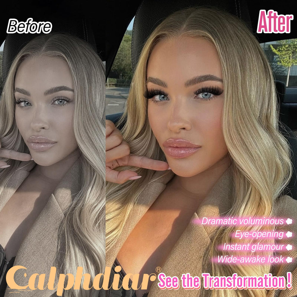Calphdiar Lashes Clusters lightweight and comfortable on the lash line