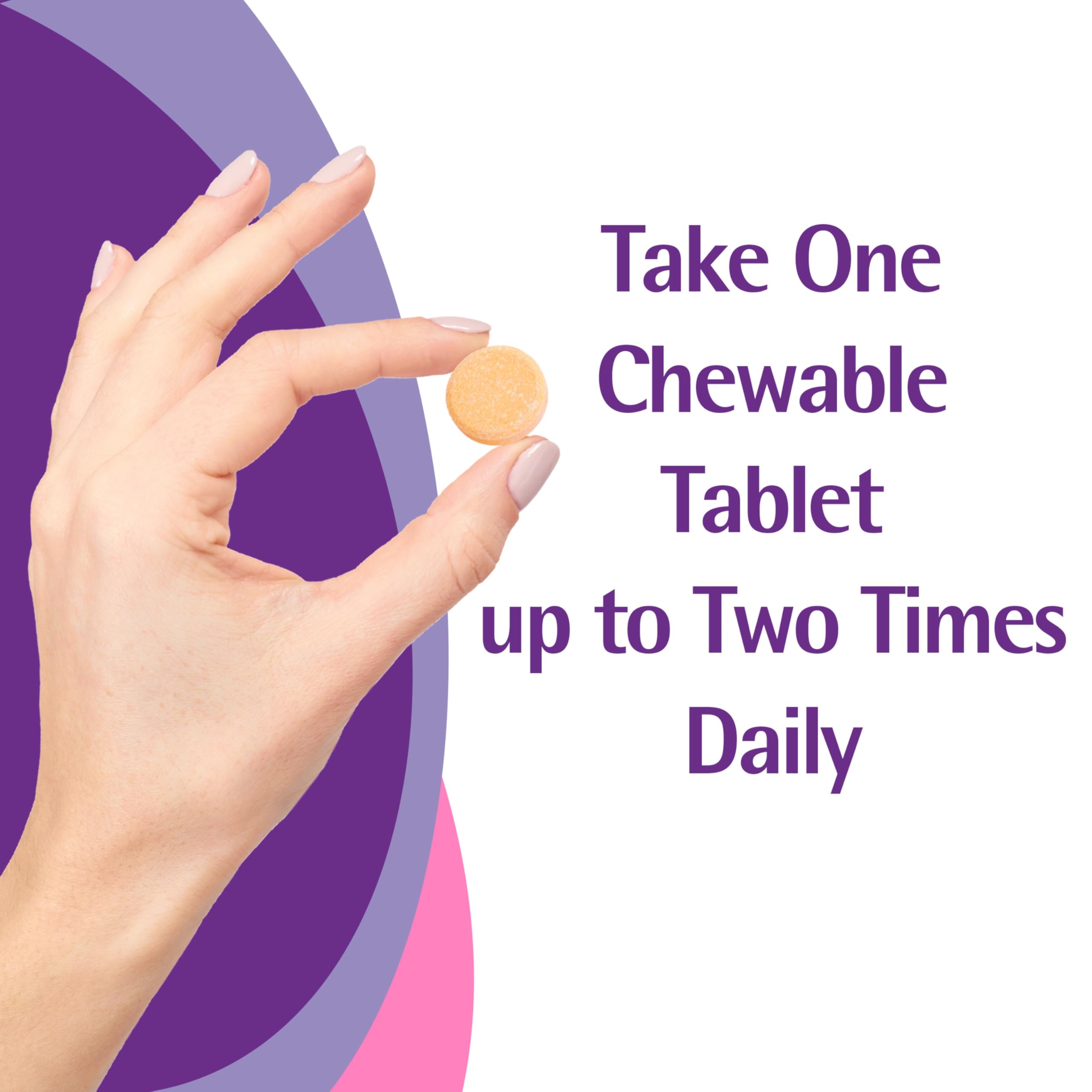 Bottle label close-up showing vitamin D3 per tablet and ingredients.