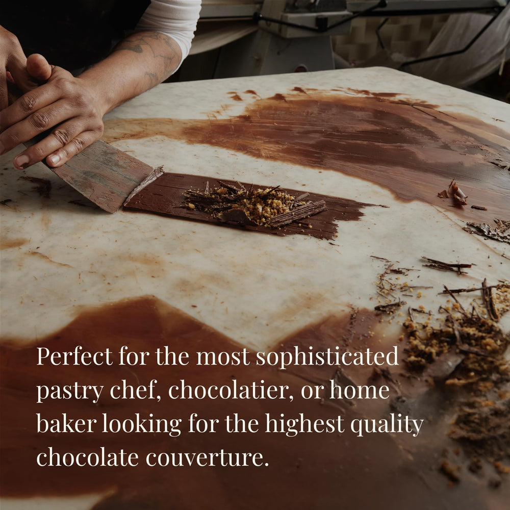 Cambie chocolate for decorating and glazing with rich cocoa aroma