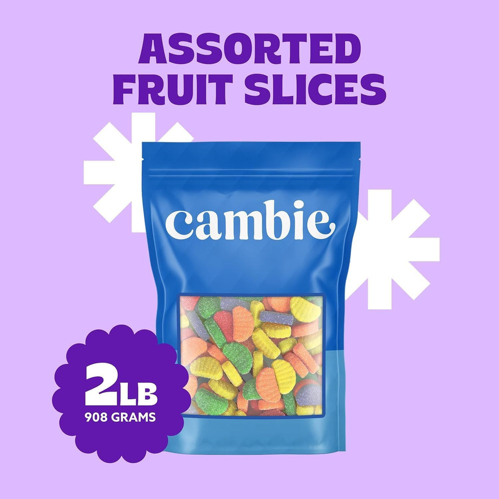 Cambie Cherry Slices vibrant and festive, a celebration-ready treat.