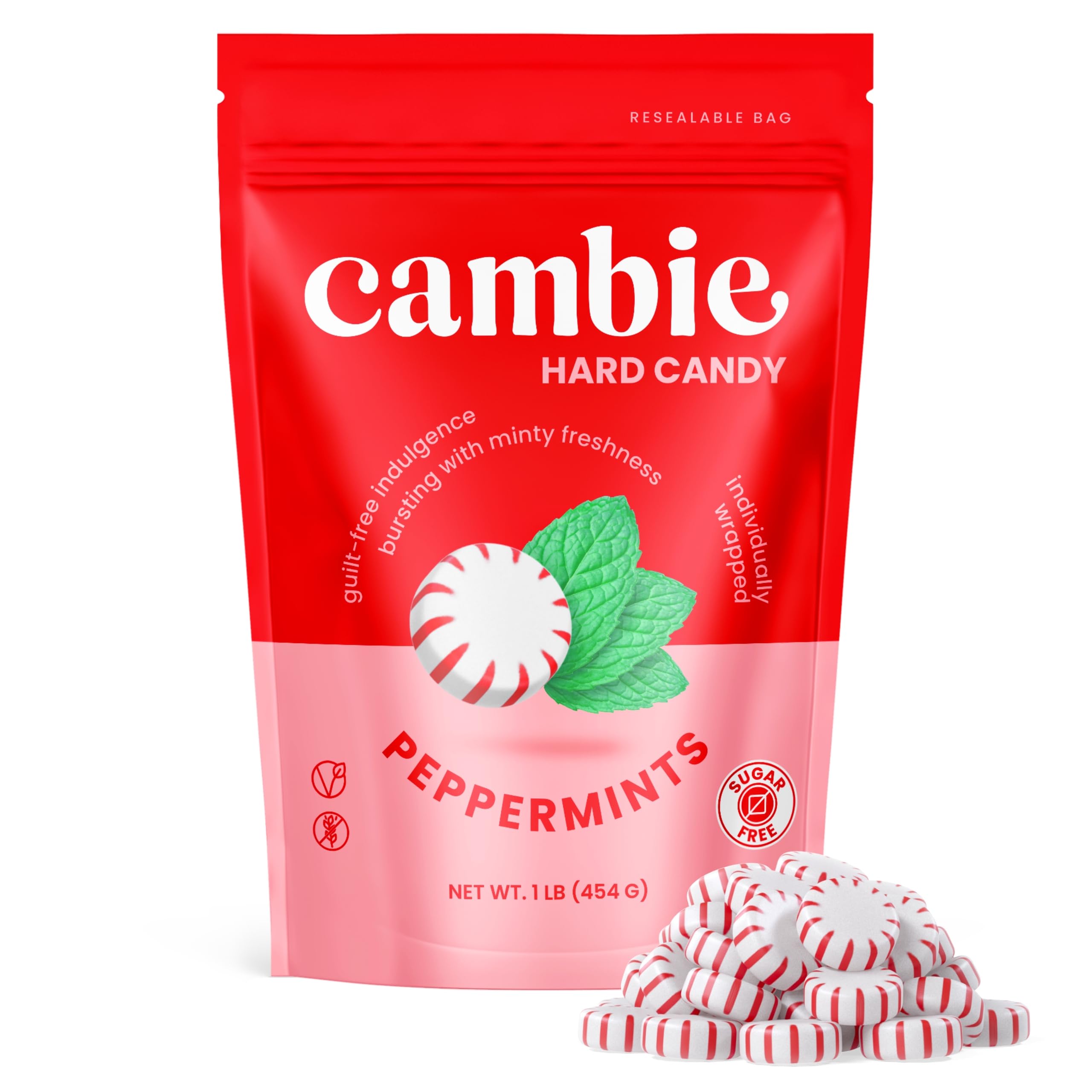 Cambie low-sugar candy ideal for keto and diabetic-friendly snacking.