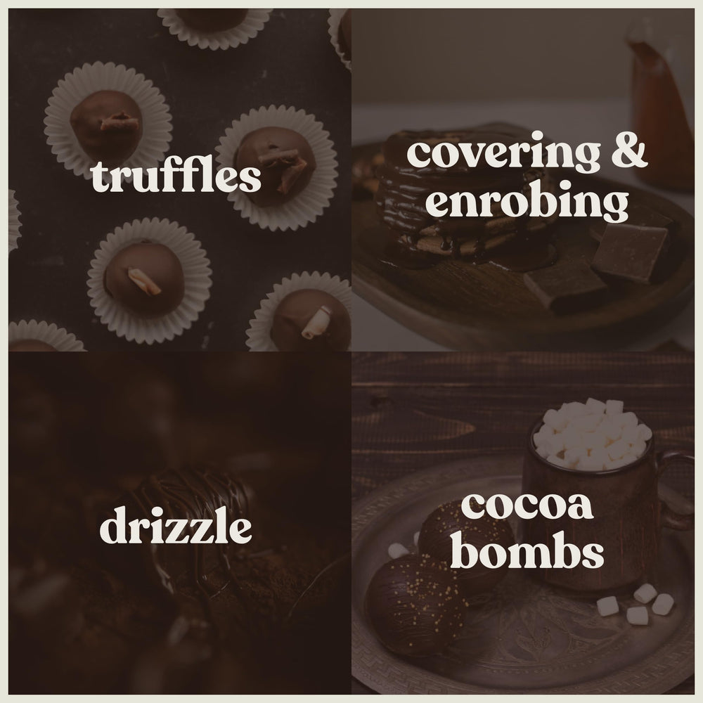 Cambie Merckens dark melts coating cake pops with a professional shine.