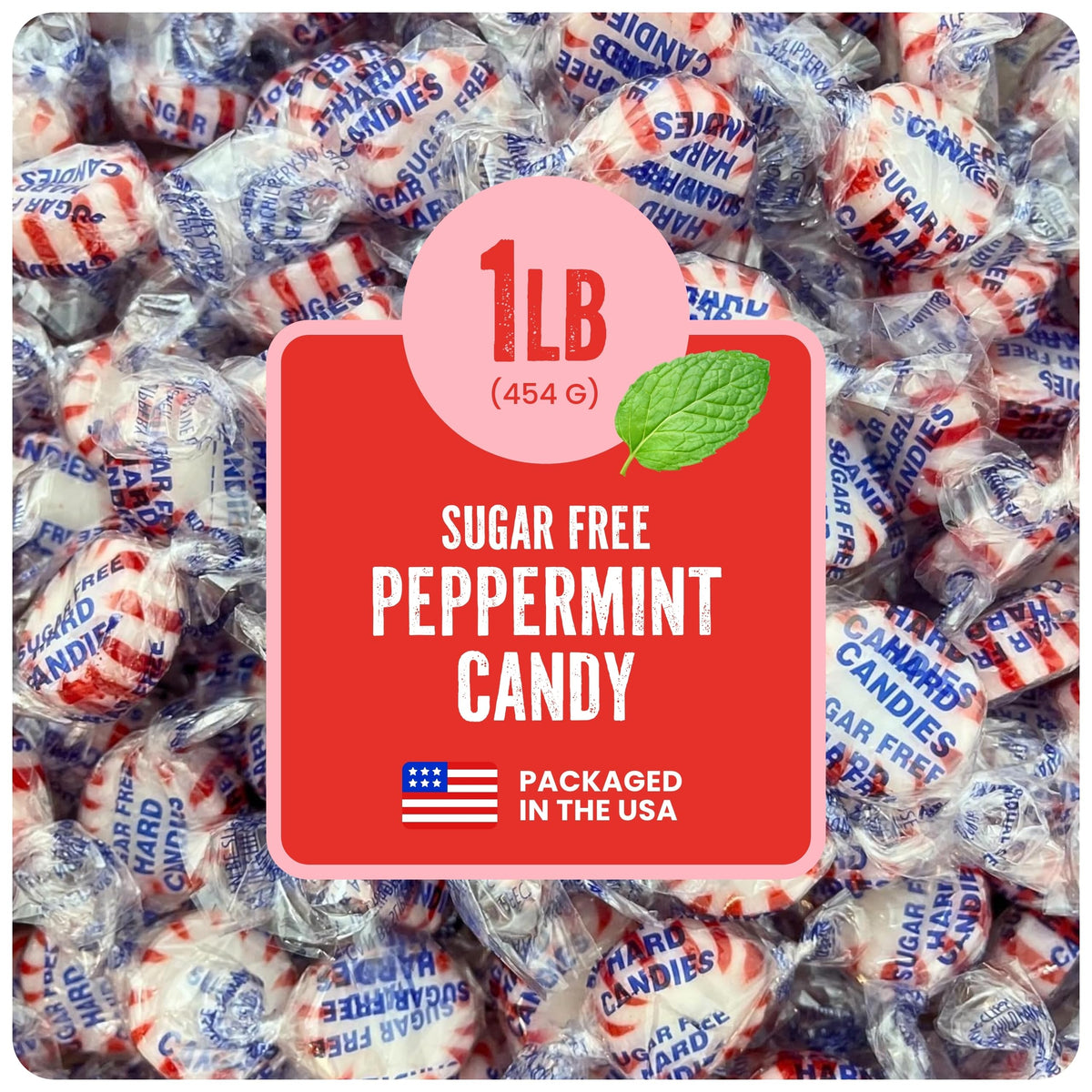 Cambie sugar-free peppermint hard candy pack for on-the-go snacking.