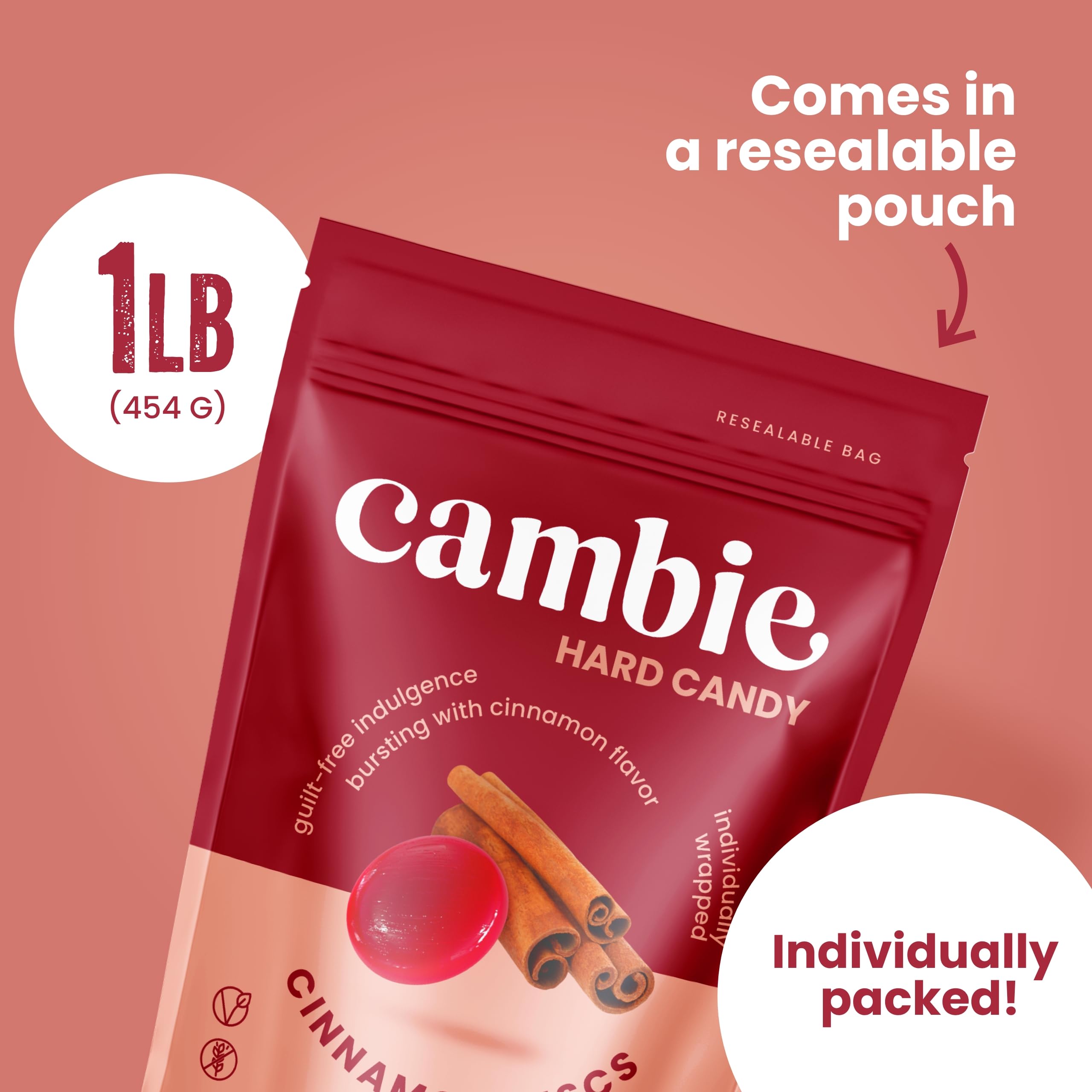 Cambie Sugar Free Cinnamon ingredients, showcasing keto-friendly and low-sugar options.