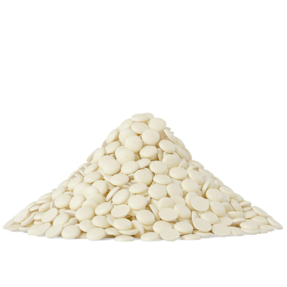Cambie white chocolate couverture 28 percent professional use image, showcasing consistency professionals expect.
