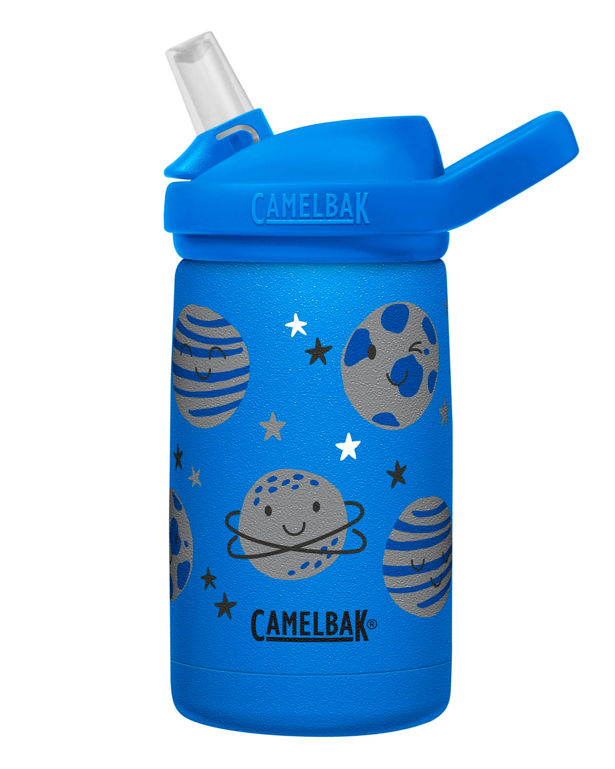 CamelBak Eddy+ Kids bite-valve close-up for easy sipping on the go.