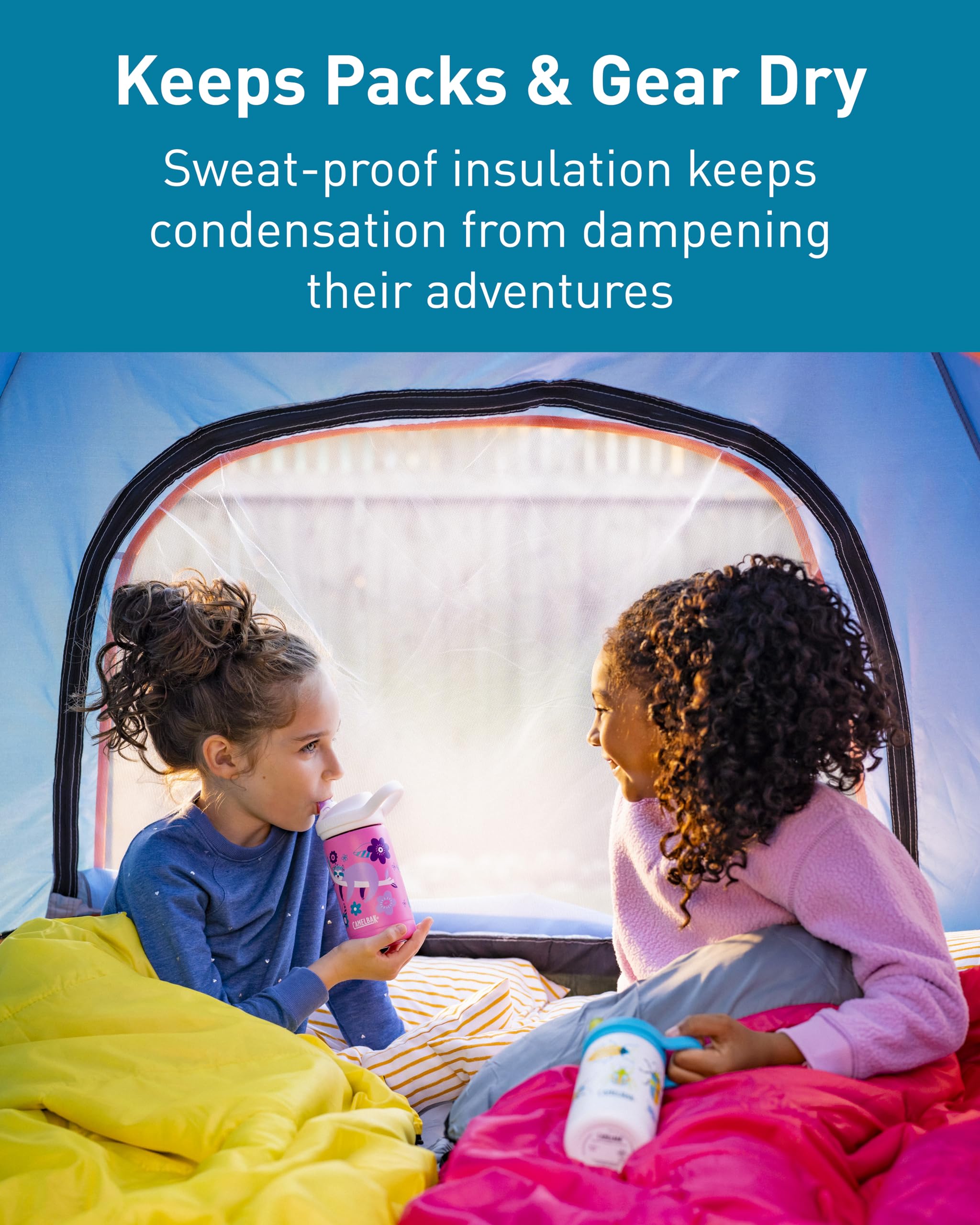 CamelBak Eddy+ Kids bite valve system enables easy sipping