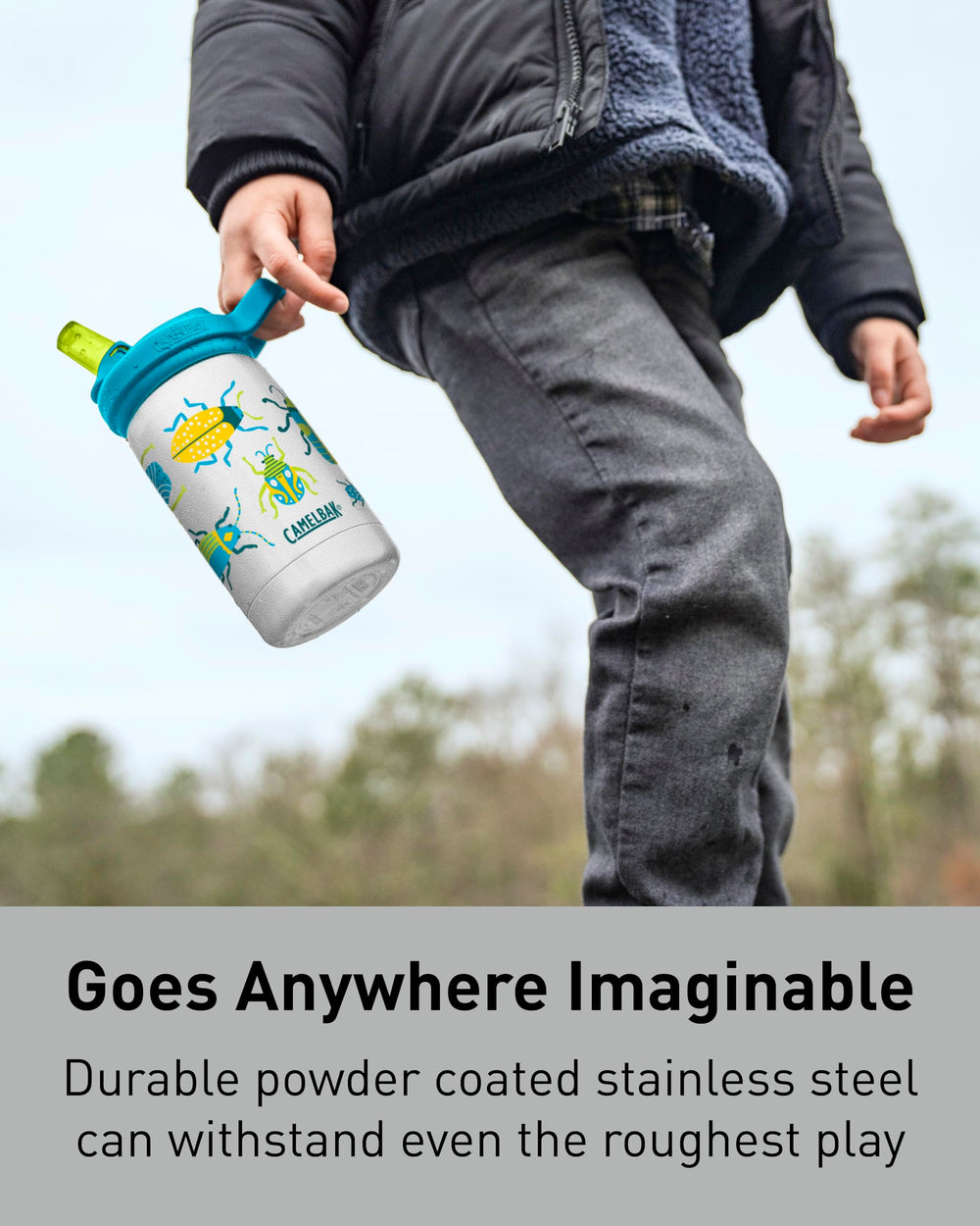 CamelBak Eddy+ Kids bottle double-wall insulation keeps drinks cold