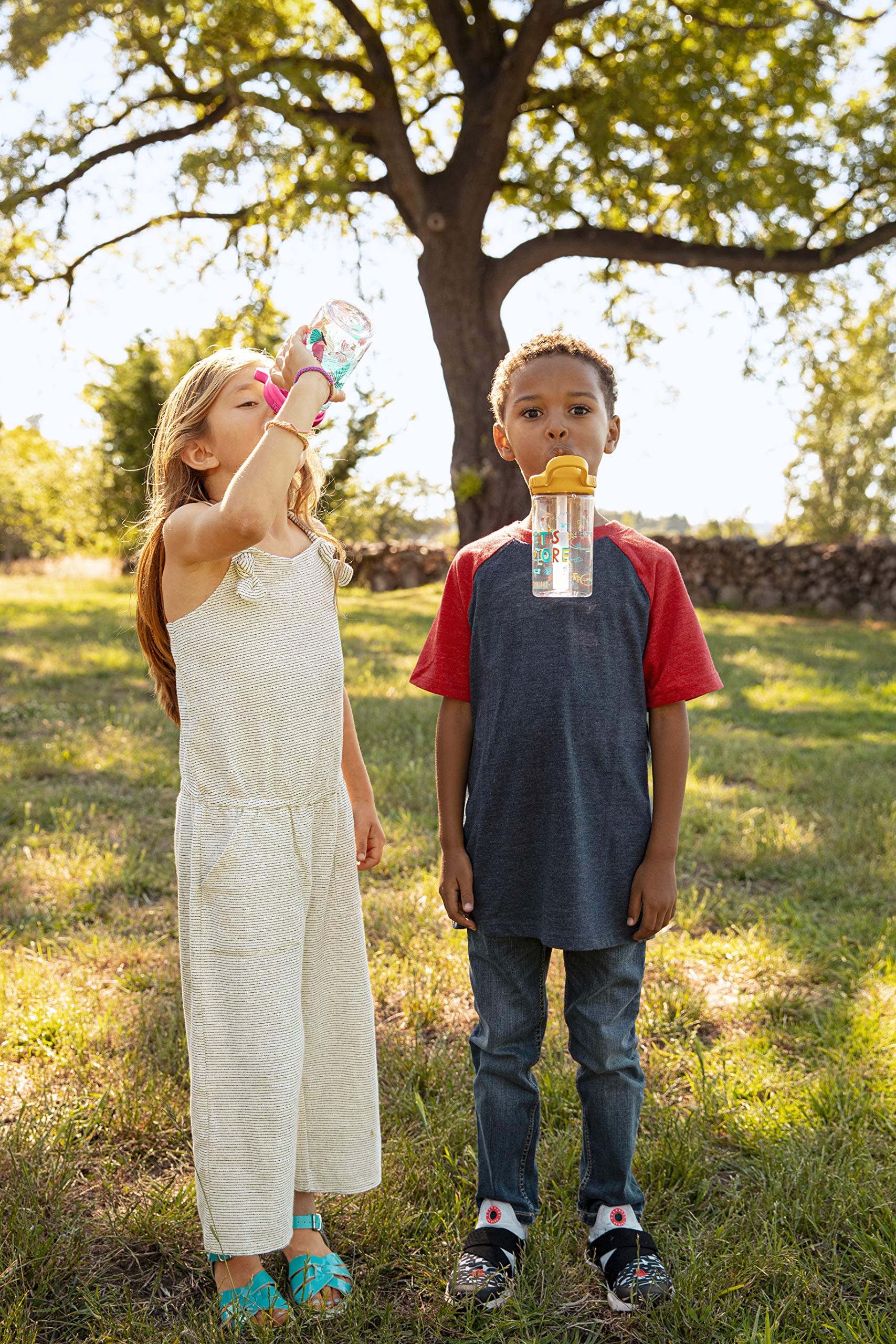 Two sets included offer backup parts for everyday hydration needs.