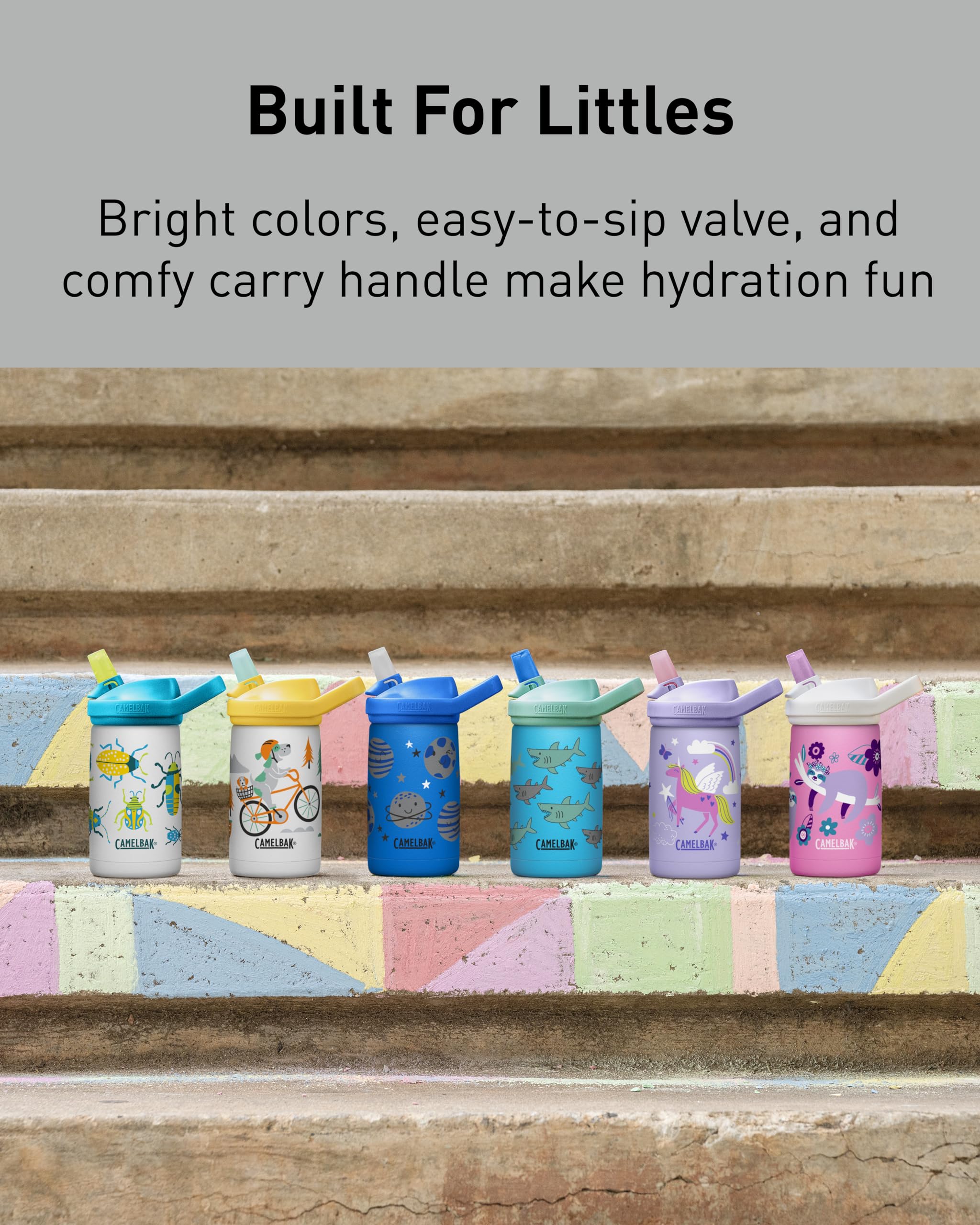 CamelBak Eddy+ Kids leak-proof design prevents spills