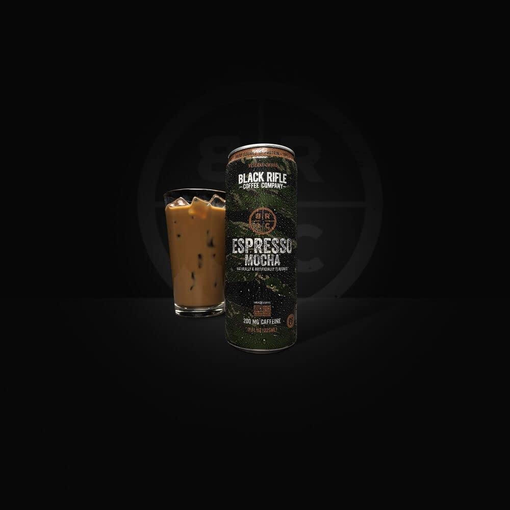 CAMEO Black Coffee Espresso Mocha ingredients list signals premium Colombian coffee.