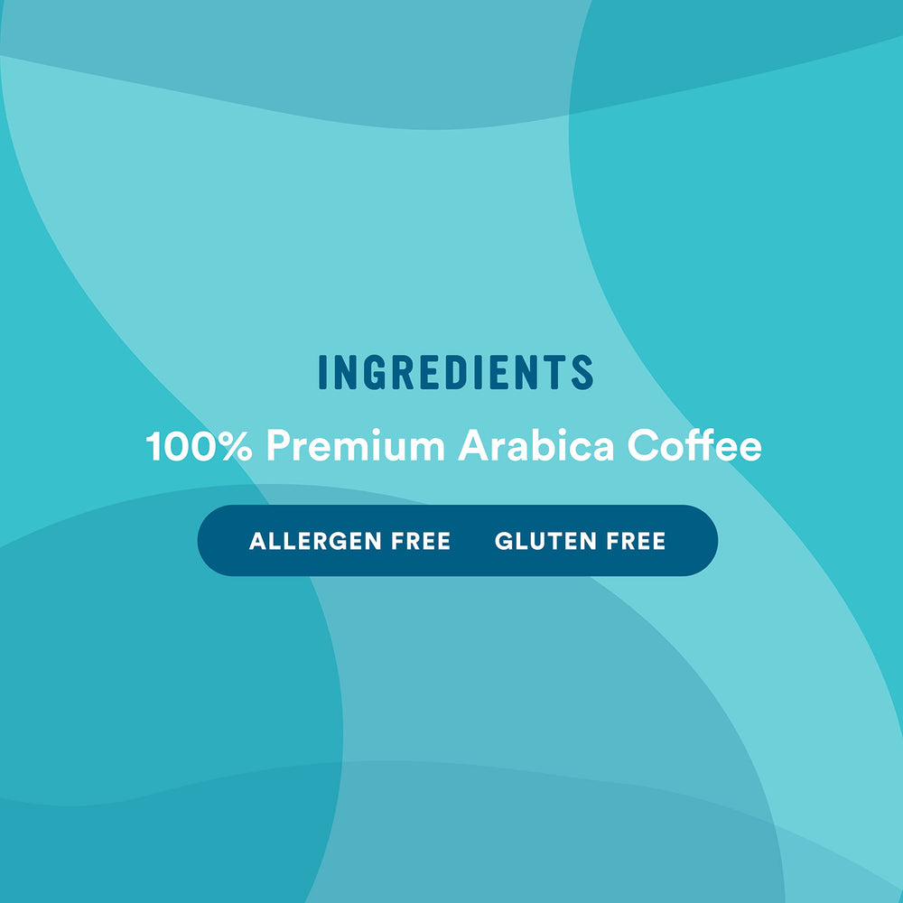 Cameron's compostable pods label highlighting eco-friendly packaging.