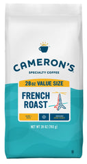 Cameron's Coffee French Roast ground bag 28 oz ready for a bold morning brew