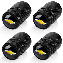 Camfeast tire valve cap 4pc in black for durable protection and stylish car detail.