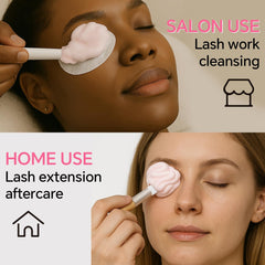 Texture of Camillash ultra-dense lash cleansing foam