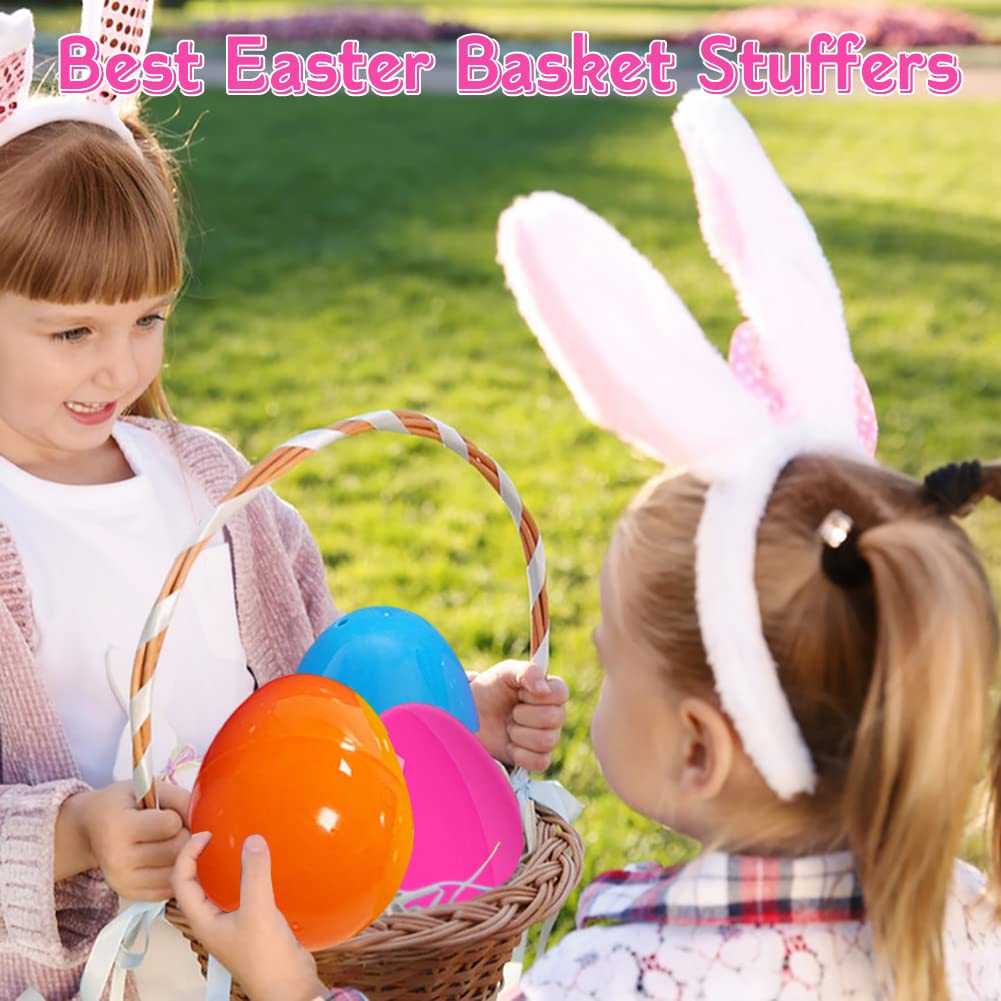 CAMIRUS colorful fillable eggs create festive decor and hide-and-seek fun.