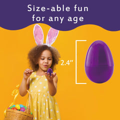 Bright six-color CAMIRUS Easter eggs set for hunts and decorations