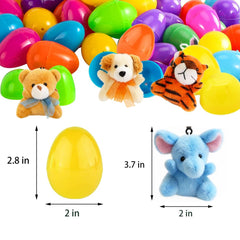 CAMIRUS colorful Easter eggs hide a charming plush surprise for party games.