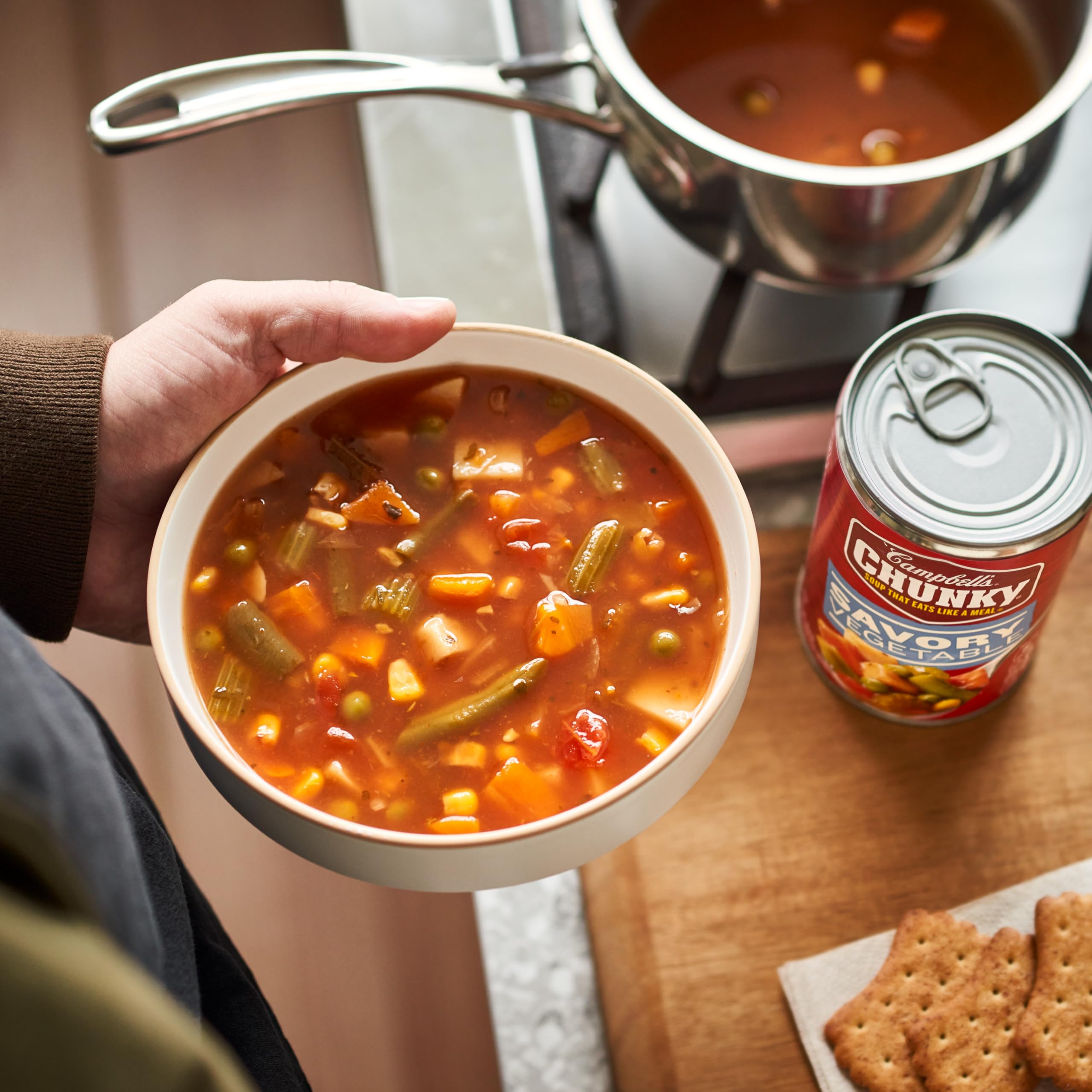 Microwave-safe bowl heats quickly for busy mornings.