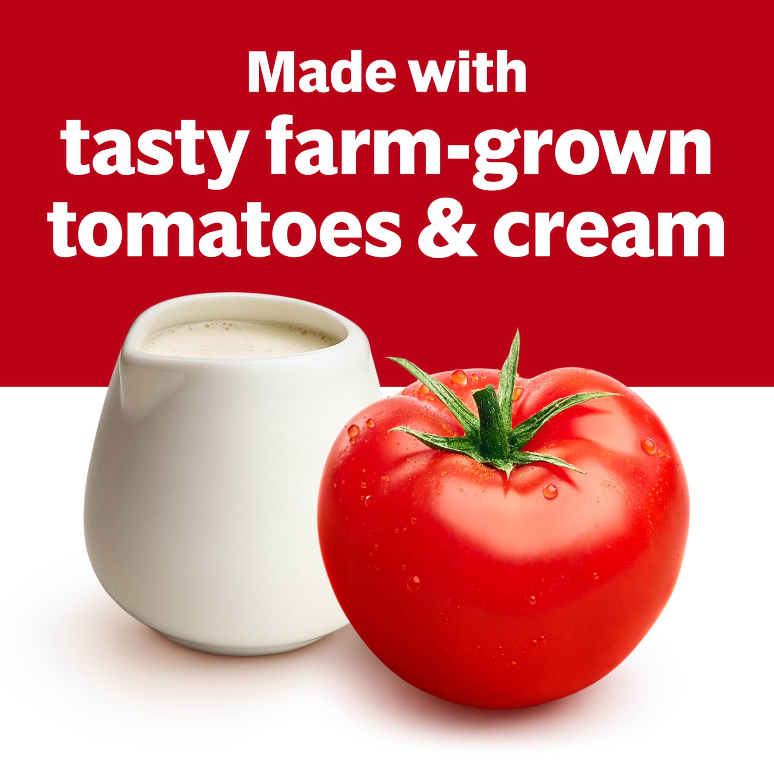 Campbell's Tomato Bisque served in bowl, creamy texture temptingly inviting