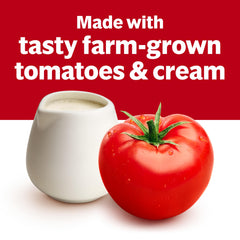 Campbell's Tomato Bisque served in bowl, creamy texture temptingly inviting