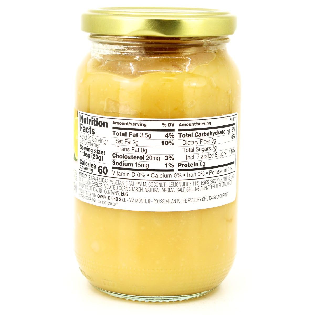 CAMPO D'ORO lemon curd spread on toast for a bright breakfast