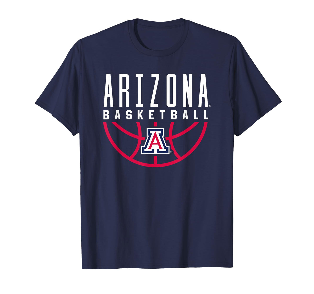Campus Lab Arizona Wildcats basketball arch t-shirt perfect for game days and tailgates
