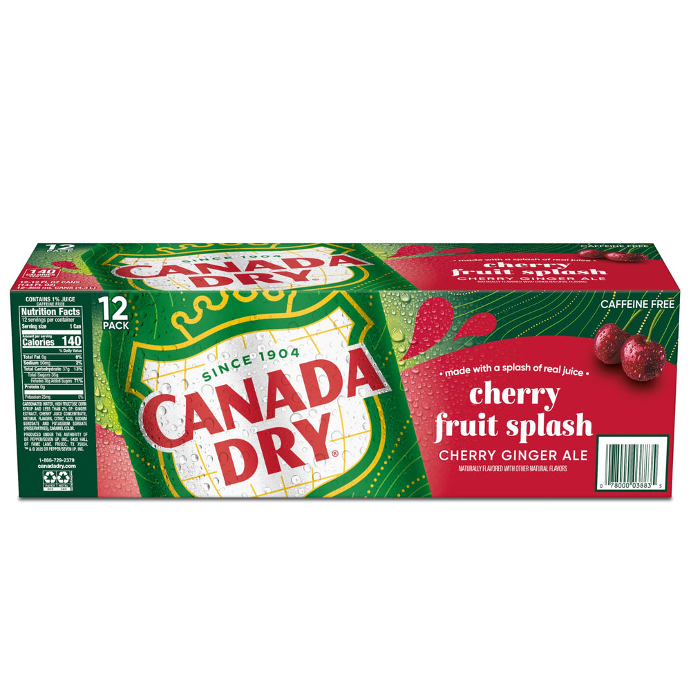 Family gathering with Canada Dry Fruit Splash on the table