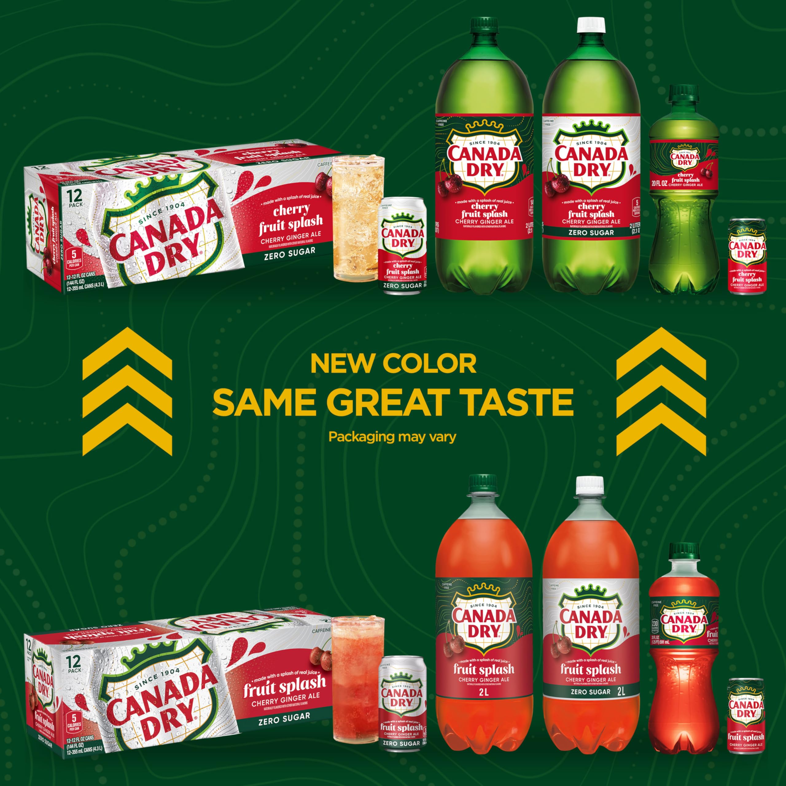 Canada Dry Fruit Splash over ice for a bright sip