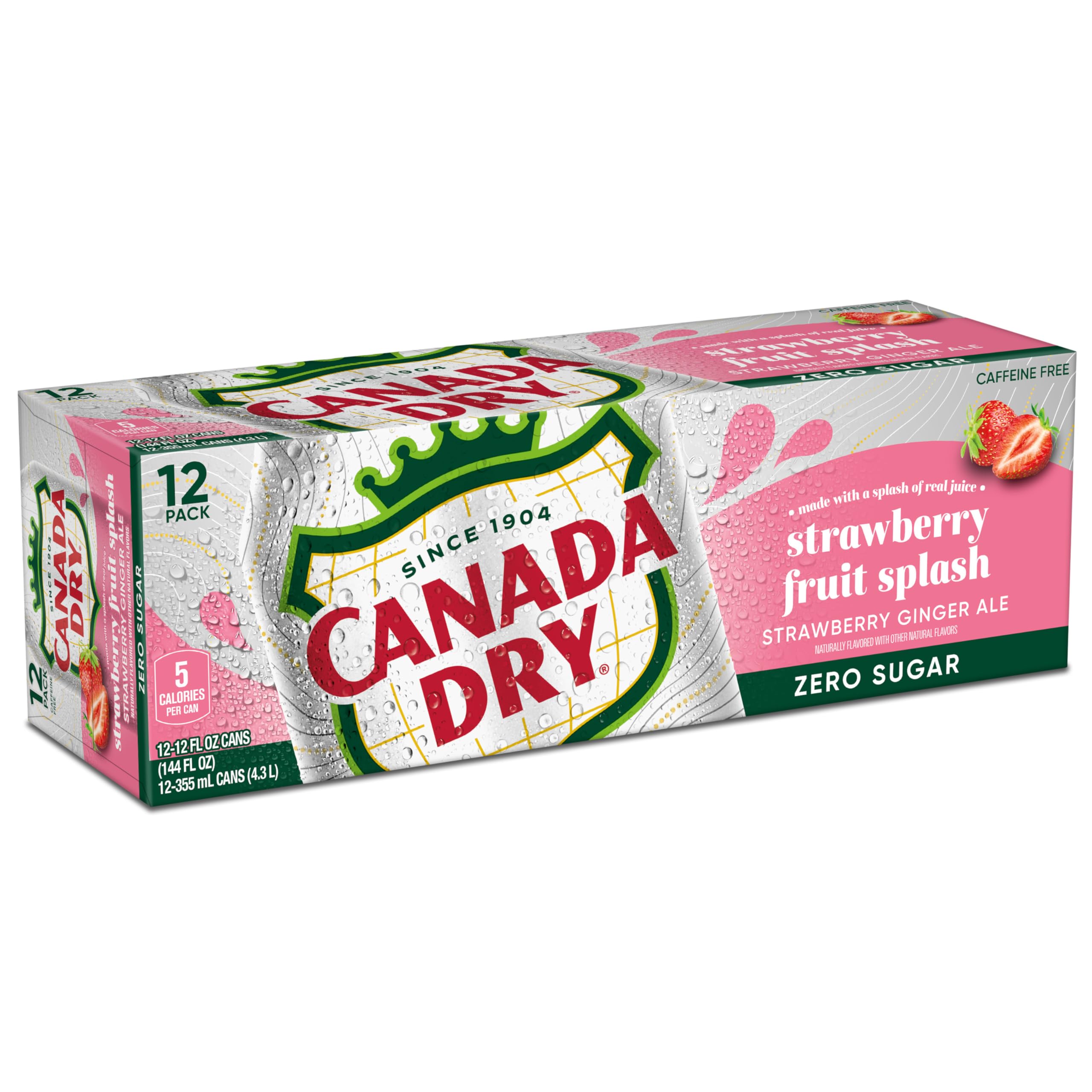 Canada Dry Fruit Splash mocktail with berries for a festive evening.