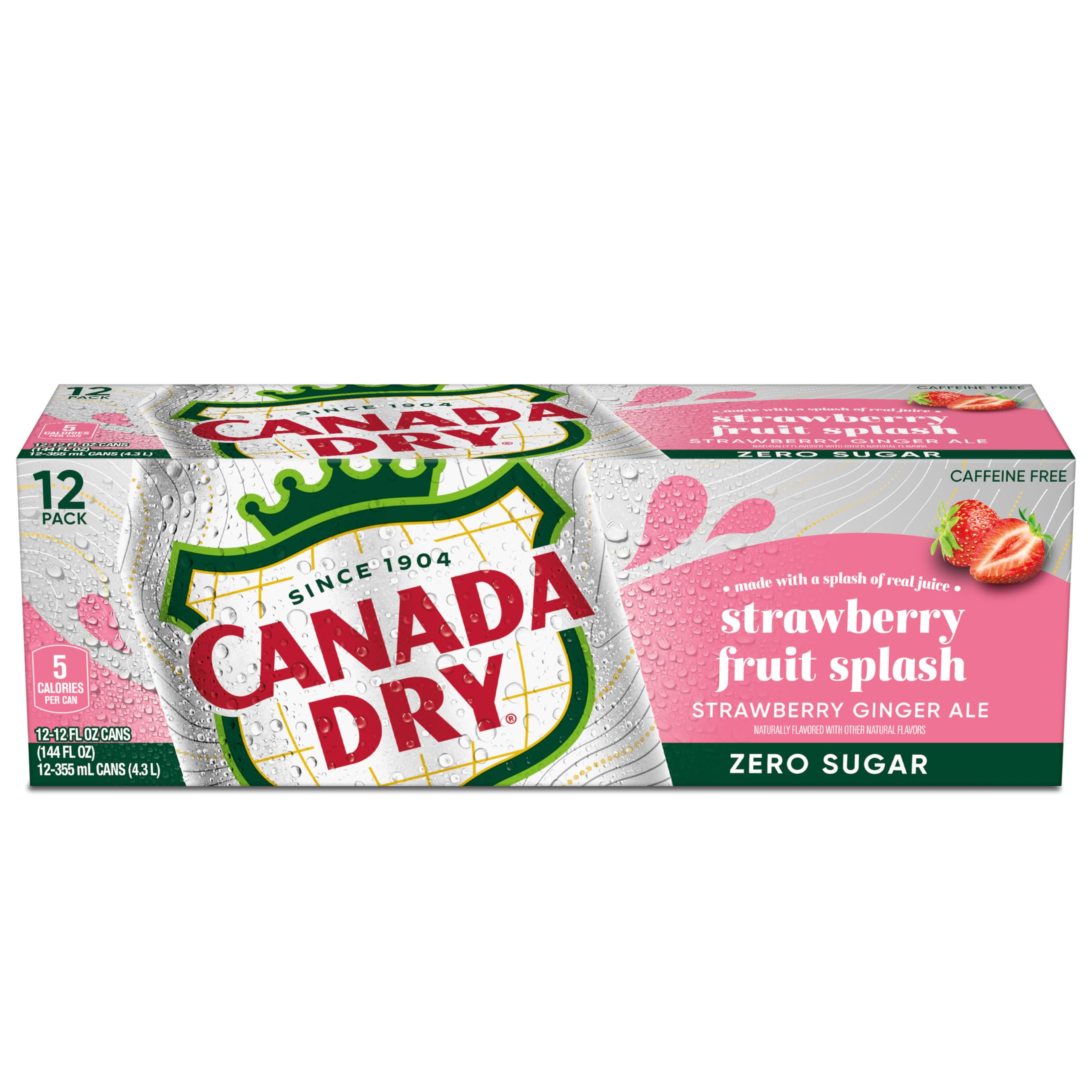 Pouring Canada Dry Fruit Splash into a glass for a refreshing mocktail.