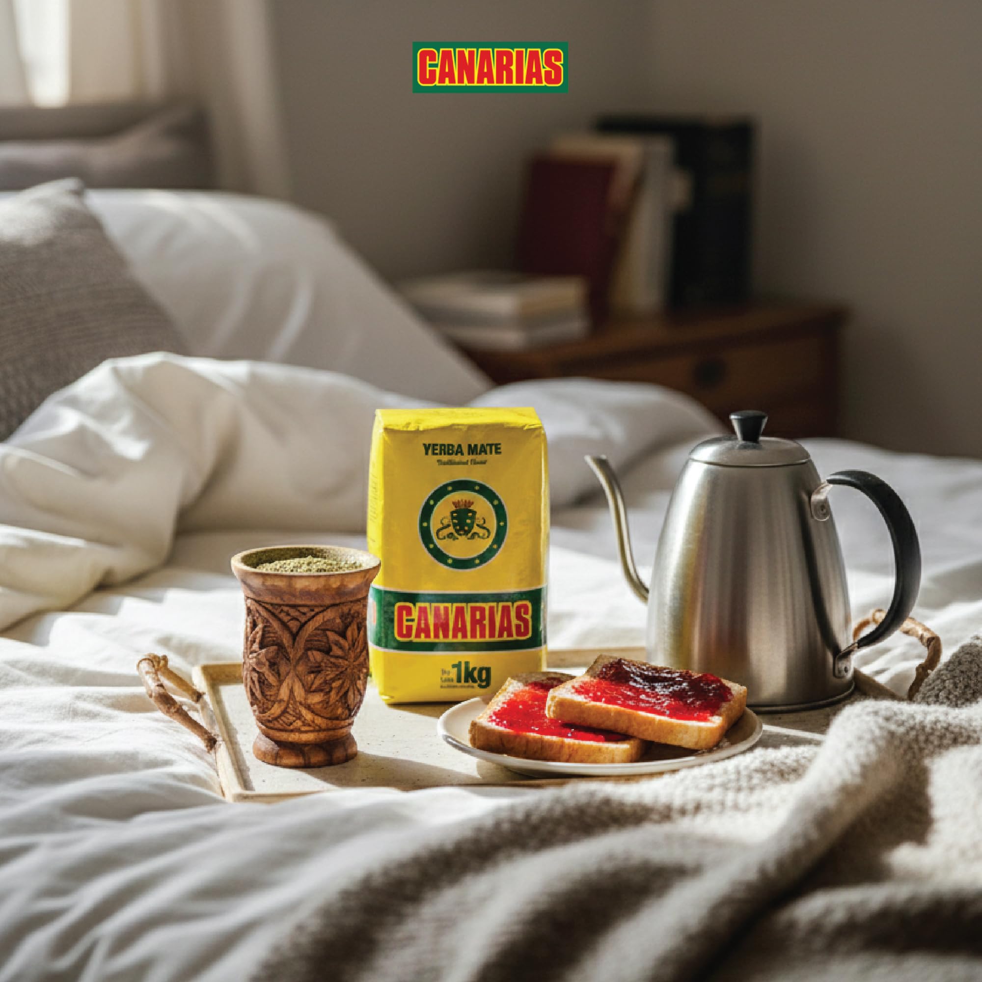 Canarias Yerba Mate ideal for daily routines and social tea breaks.