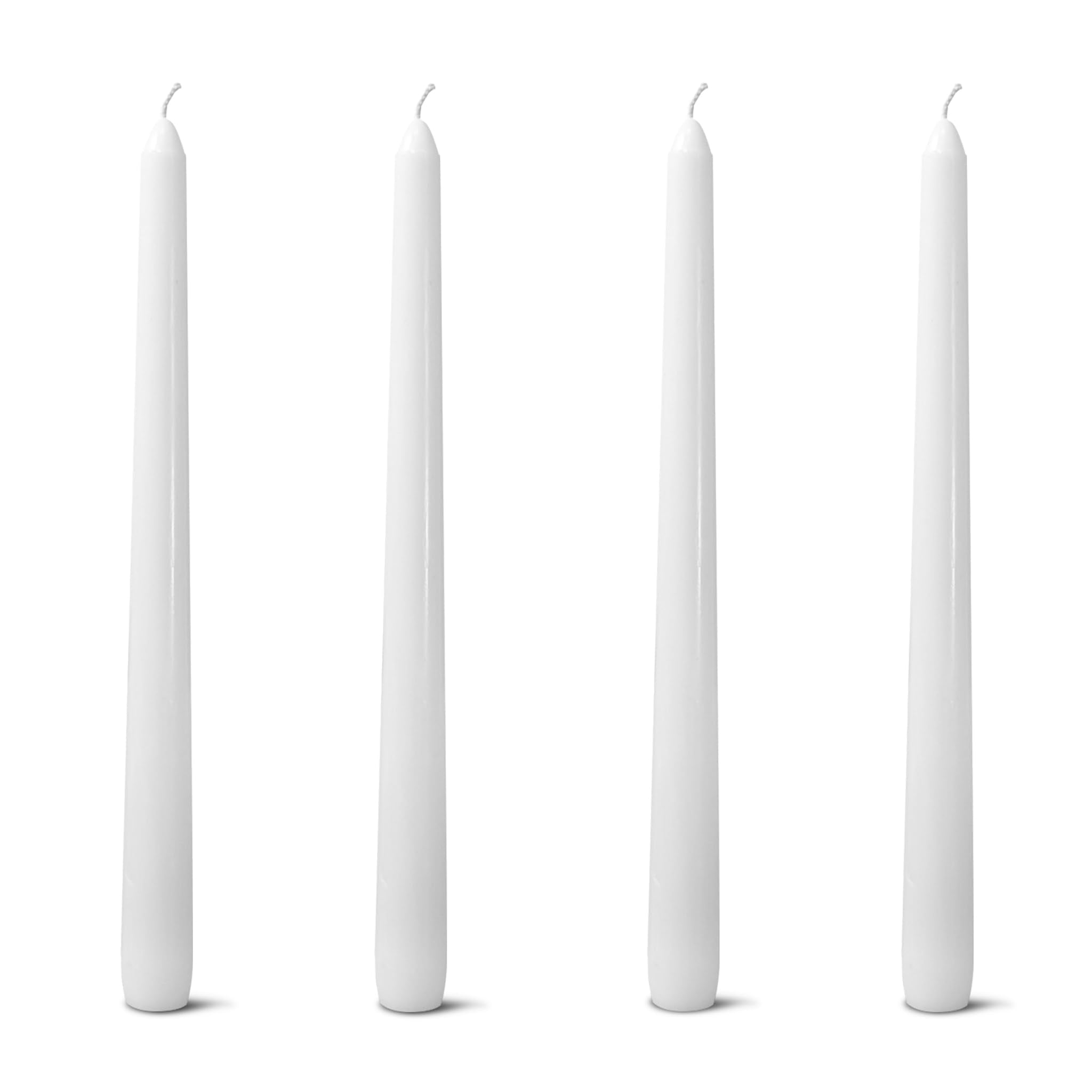 candlesee 10inch taper dripless candle for elegant table settings.