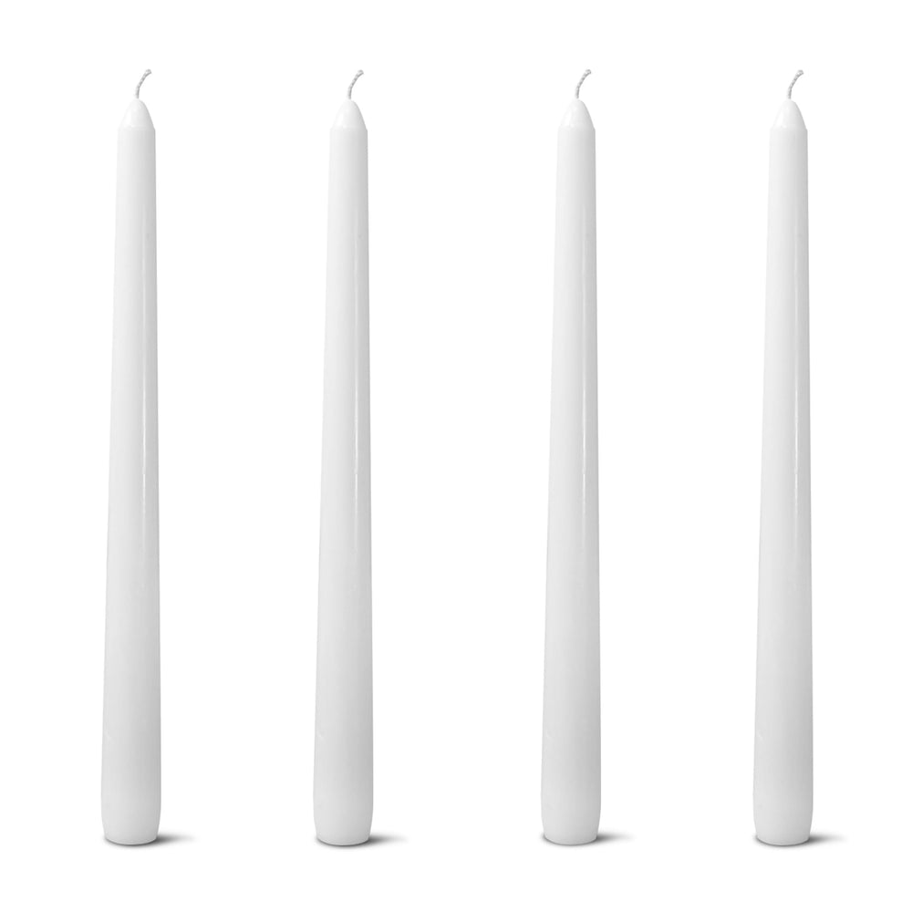 candlesee 10inch taper dripless candle for elegant table settings.