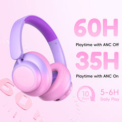 Candy Bila volume-limited headphones for kids, safer listening at moderate sound.