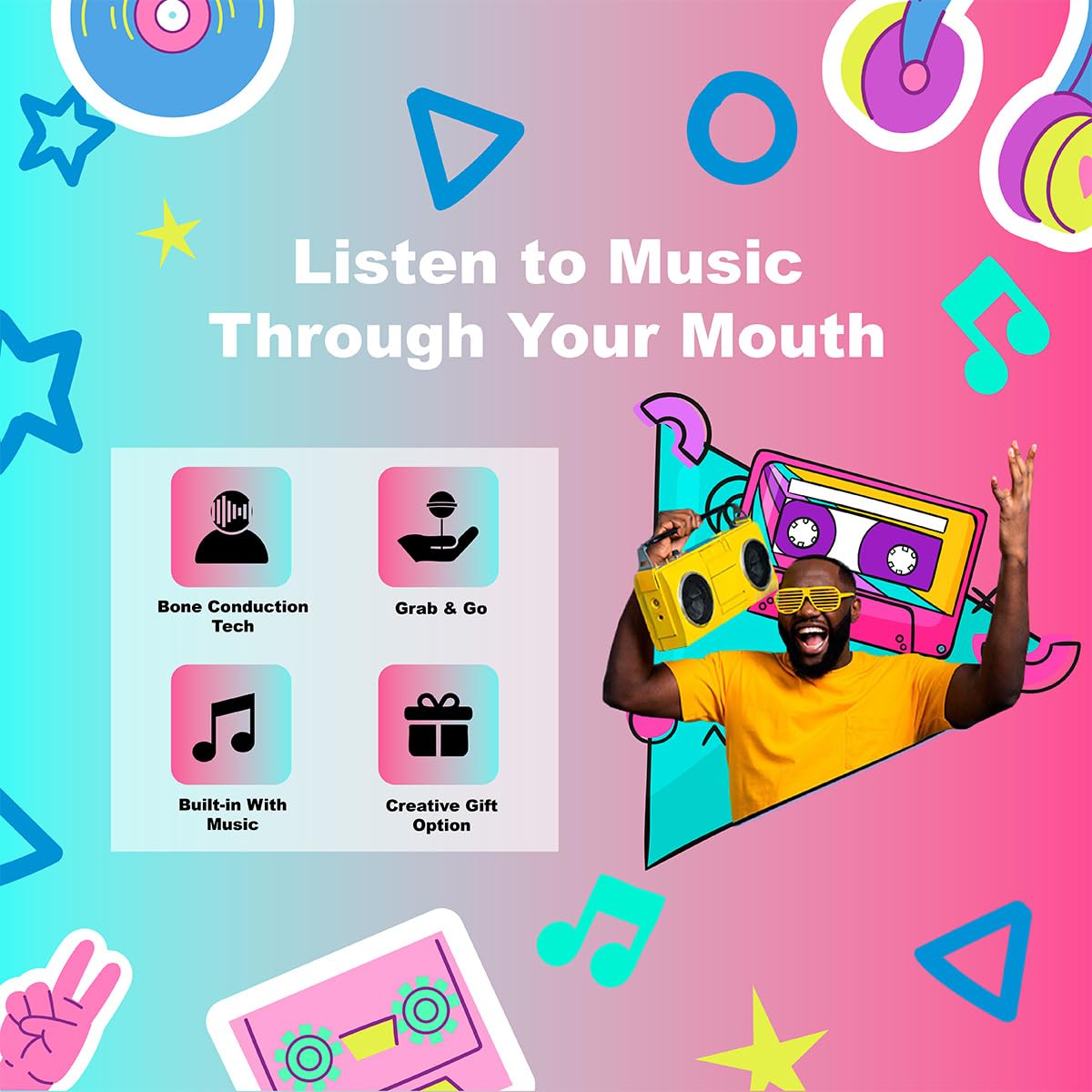 Candy Master MeCandy 4D Dinosaur lollipop; vivid shape and catchy melodies.