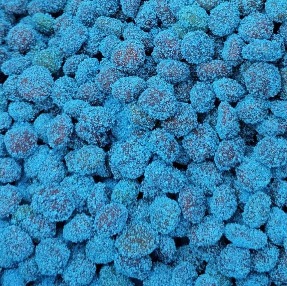 CandyLand USA Sour Blue Raspberry Gushers bursting tangy bites for bold flavor lovers