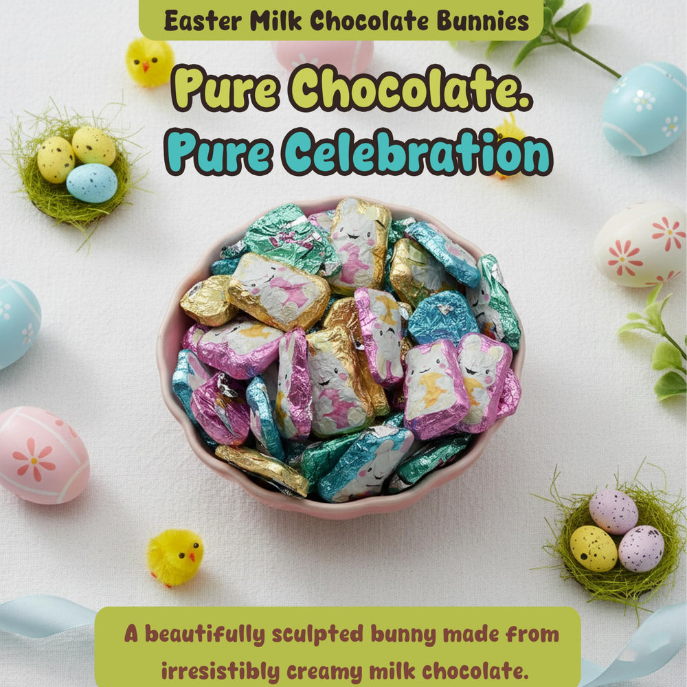 Candylish bulk Easter candy display, perfect for dessert tables and celebrations.