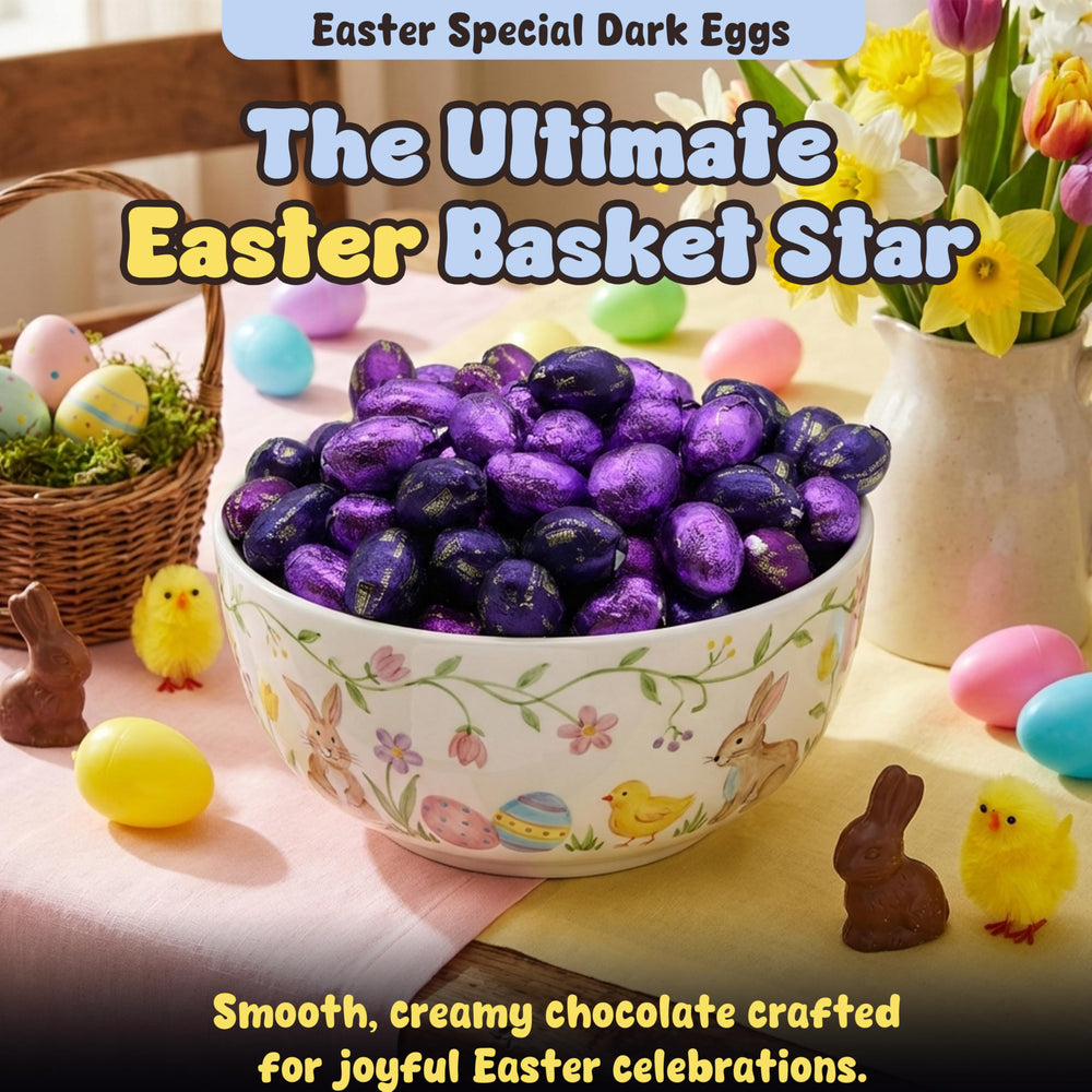 Candylish Easter eggs add colorful accents to baskets and gifts.