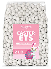 Candylish Easter candy coated milk chocolate white bulk bag for parties