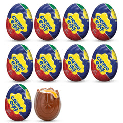 Candylish Easter Creme Eggs: milk chocolate shells with creamy fondant center, ideal for Easter baskets