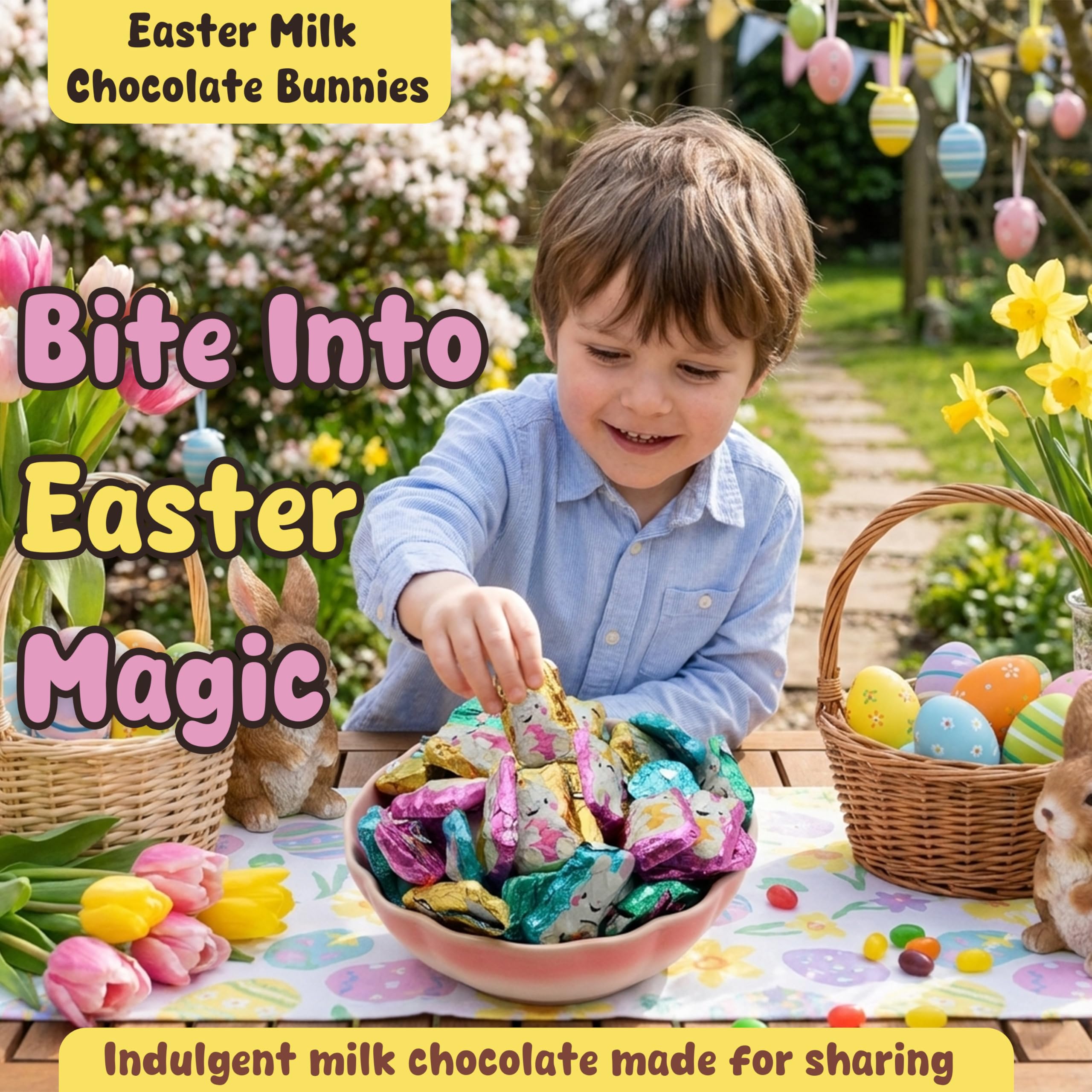 Candylish individually wrapped minis, convenient for egg hunts and party favors.