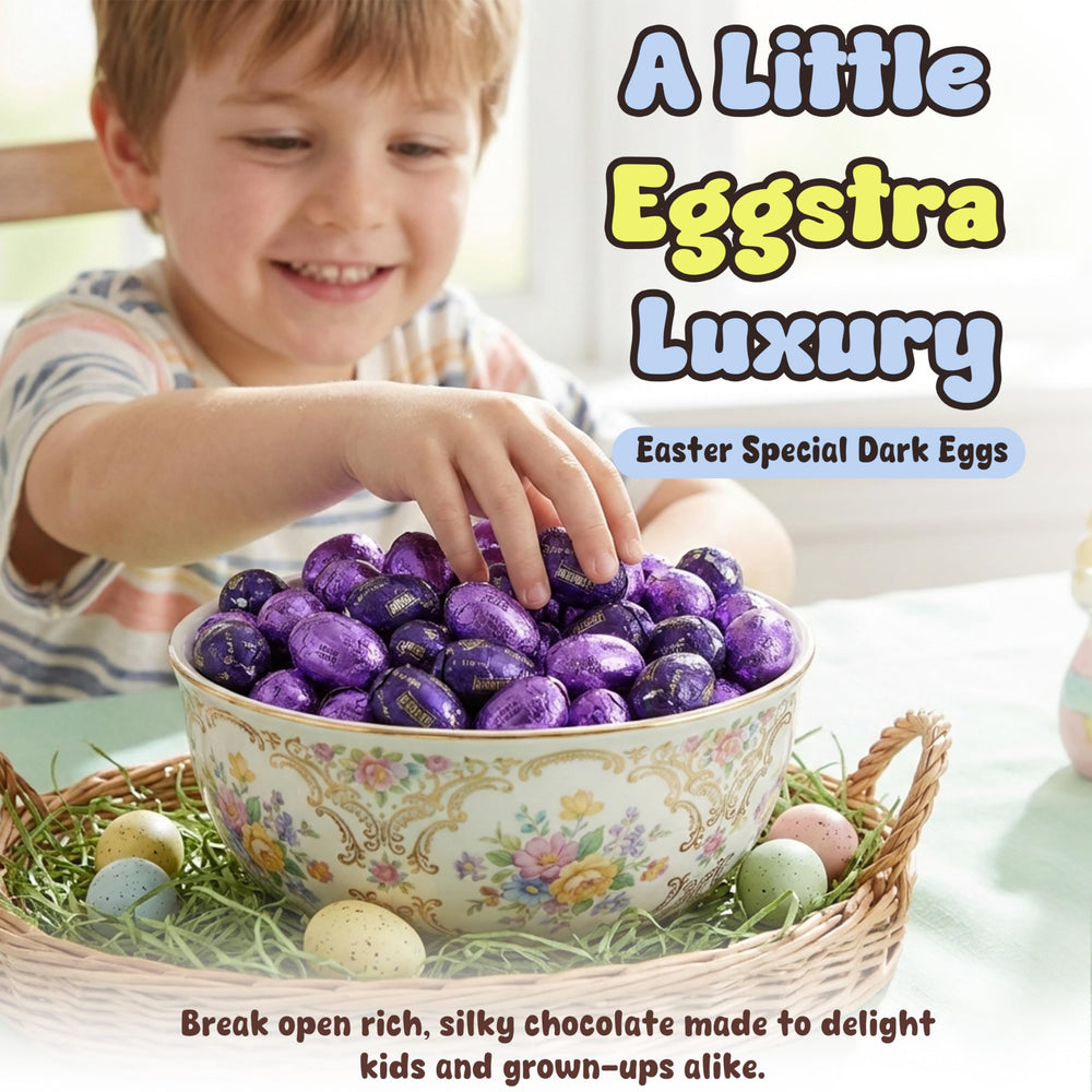 Candylish individually wrapped eggs ensure mess-free sharing during celebrations.