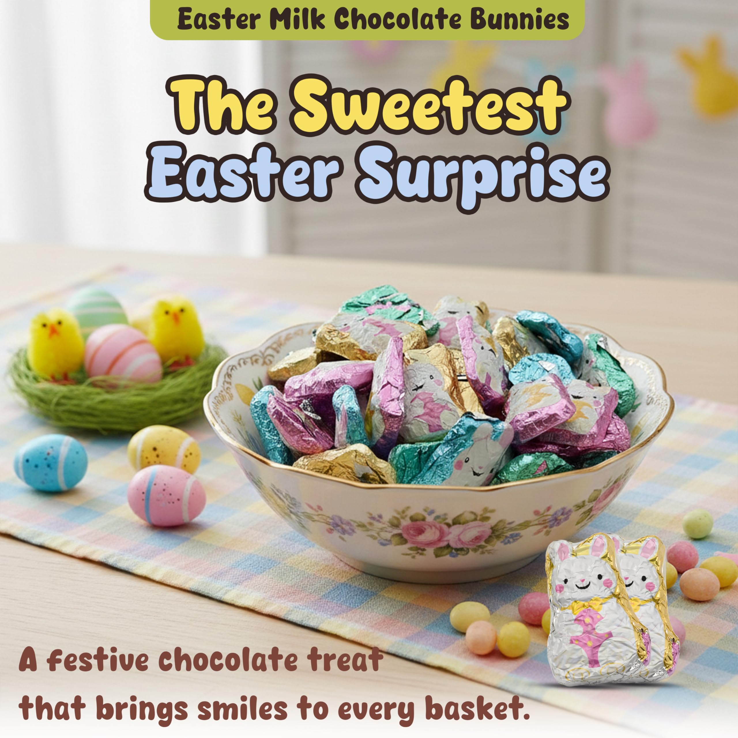 Candylish pastel color assortment, adds festive visuals to candy bowls.