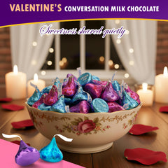 Candylish Valentines display with colorful pieces, adds festive flair to gift bags
