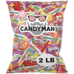 Candyman Candy Variety Pack 2lbs with colorful assorted treats for bulk party favors.