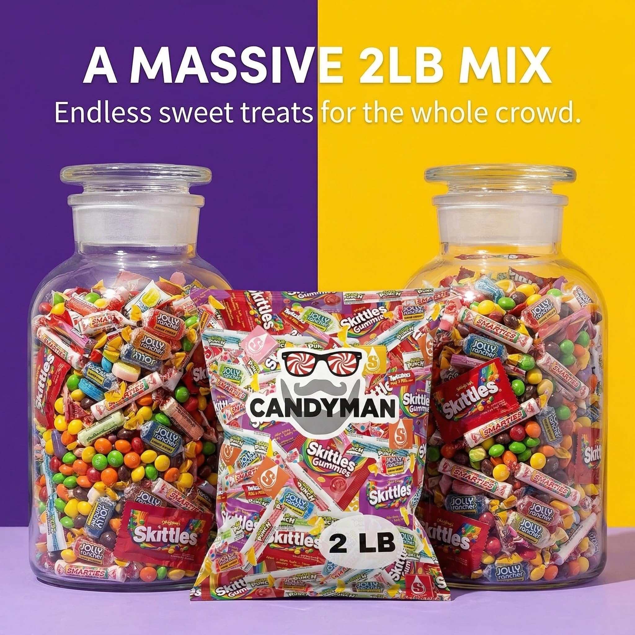 Candyman weather-aware shipping helps preserve freshness during warm weather.